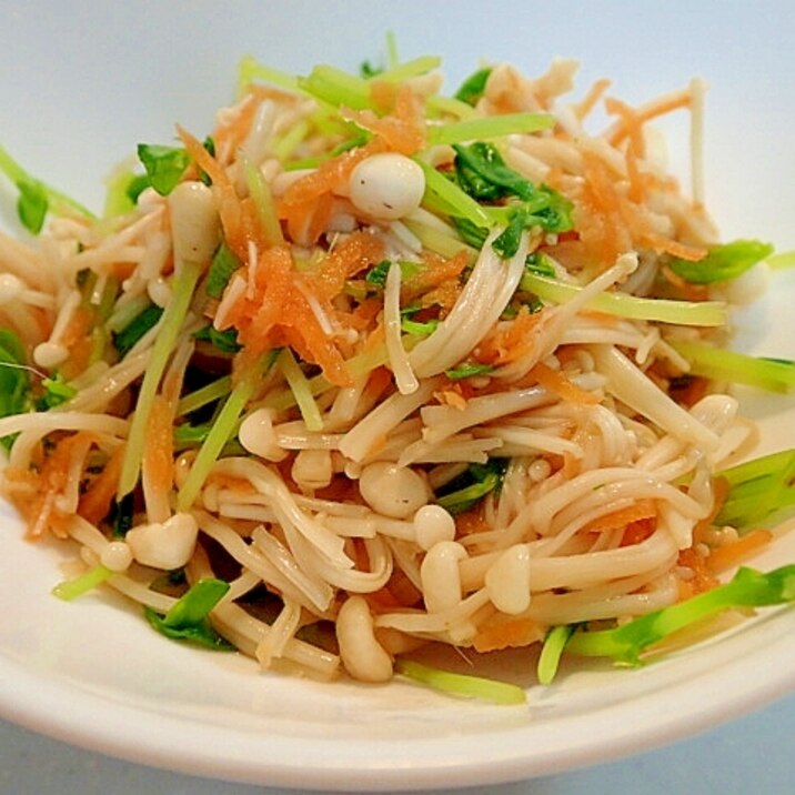 豆苗とえのきと人参のレンジ蒸し レシピ 作り方 By ぷ みぃまま 楽天レシピ 豆苗とえのきと人参のレンジ蒸し レシピ 作り方 By ぷ みぃまま 楽天レシピ